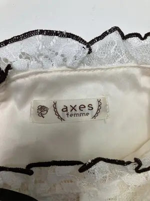 axes/アクシーズ/シャツ/ブラウス/トップス/アイボリー/F