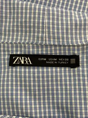 ZARA/ザラ/シャツ/ブラウス/トップス/ブルー/M