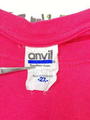 anvil/アンヴィル/Tシャツ/カットソー/トップス/ピンク/2X