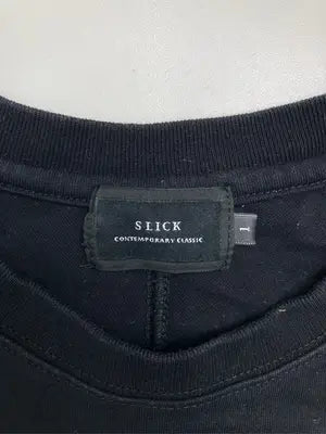 SLICK/スリック/Tシャツ/カットソー/トップス/ブラック/1