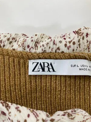 ZARA/ザラ/ニット/セーター/トップス/ブラウン/EUR L