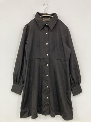 Libby＆rose/シャツワンピース/ワンピース/ドレス/ブラック/F