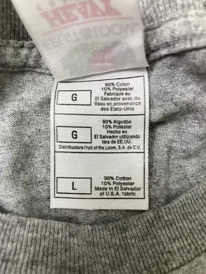 FRUIT OF THE LOOM/フルーツオブザルーム/Tシャツ/カットソー/トップス/グレー/L