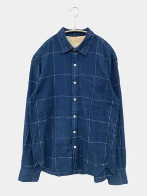 無印良品/ムジルシリョウヒン/シャツ/ブラウス/トップス/ネイビー/M
