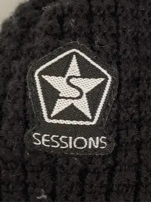 SESSIONS/セッションズ/ニットキャップ/ビーニー/帽子/ブラック/F