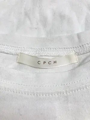 CPCM/シーピーシーエム/Tシャツ/カットソー/トップス/ホワイト/F