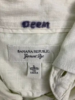 BANANA REPUBLIC/バナナリパブリック/シャツ/ブラウス/トップス/ベージュ/L