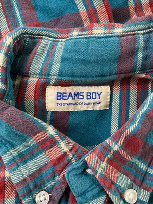 BEAMS BOY/ビームスボーイ/シャツワンピース/ワンピース/ドレス/グリーン