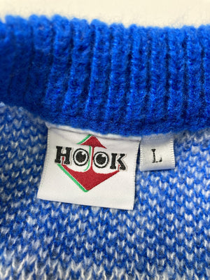 HOOK/フック/ニット/セーター/トップス/ブルー/L