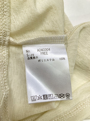 チューブトップ/トップス/アイボリー/FREE