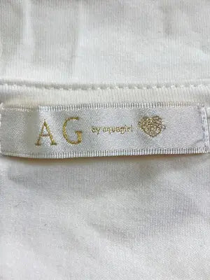 AG BY AQUAGIRL/エージーバイアクアガール/Tシャツ/カットソー/トップス/アイボリー