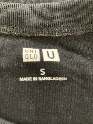 UNIQLO/ユニクロ/Tシャツ/カットソー/トップス/ブラック/S