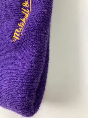 mitchell & ness/ミッチェルアンドネス/ニットキャップ/ビーニー/帽子/パープル