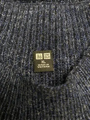 UNIQLO/ユニクロ/ニット/セーター/トップス/ネイビー/XL