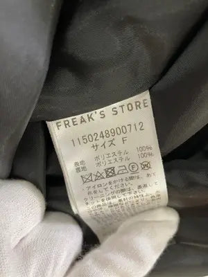 FREAK'S STORE/フリークスストア/ステンカラーコート/ジャケット/アウター/ブラック/F