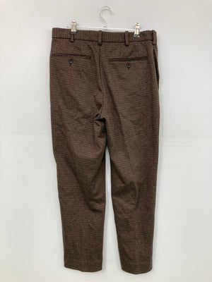 UNIQLO/ユニクロ/スラックス/パンツ/ブラウン/S　ウエスト68-76cm