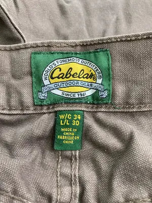 Cabela's/カベラス/チノパンツ/パンツ/ブラウン/W/C 34 L/L 30