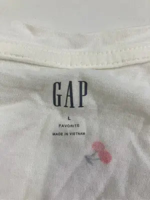 GAP/ギャップ/Tシャツ/カットソー/トップス/ホワイト/L