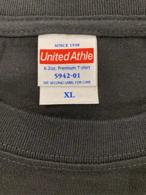 United Athle/ユナイテッドアスレ/Tシャツ/カットソー/トップス/ブラック/XL