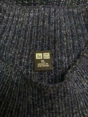 UNIQLO/ユニクロ/ニット/セーター/トップス/ネイビー/XL