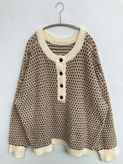 CLASSICAL ELF/クラシカルエルフ/ニット/セーター/トップス/ベージュ/XL