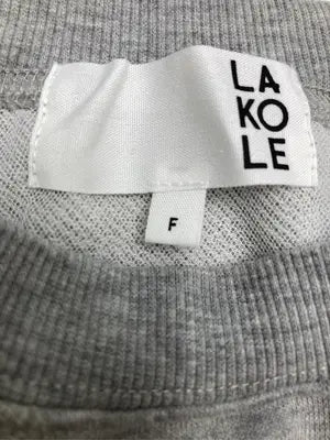 LAKOLE/ラコレ/Tシャツ/カットソー/トップス/グレー/F