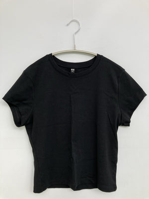 UNIQLO/ユニクロ/Tシャツ/カットソー/トップス/ブラック/L