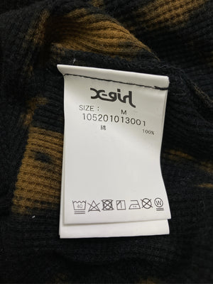 X-GIRL/エックスガール/Tシャツ/カットソー/トップス/ブラック/M