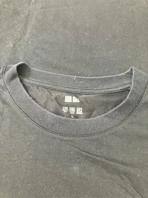 UNIQLO/ユニクロ/Tシャツ/カットソー/トップス/ブラック/L