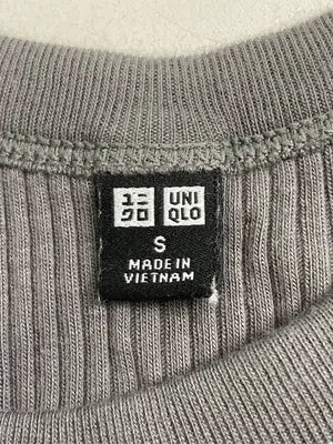 UNIQLO/ユニクロ/タンクトップ/トップス/グレー/S