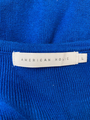 AMERICAN HOLIC/アメリカンホリック/カーディガン/ボレロ/トップス/ブルー/L