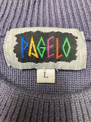 PAGELO/パジェロ/ニット/セーター/トップス/パープル/L