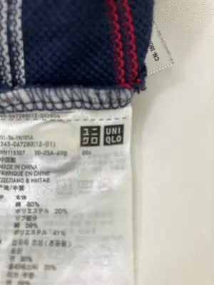 UNIQLO/ユニクロ/ポロシャツ/トップス/ネイビー/XL