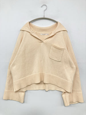 MOUSSY/マウジー/ニット/セーター/トップス/アイボリー/F