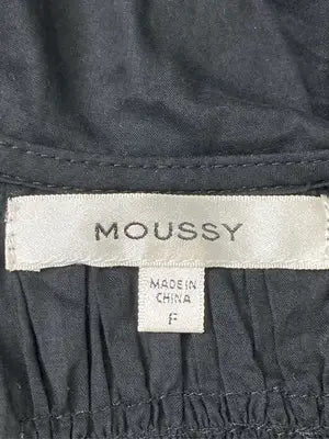 MOUSSY/マウジー/シャツ/ブラウス/トップス/ブラック/FREE