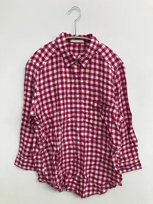 UNIQLO/ユニクロ/シャツ/ブラウス/トップス/ピンク/L