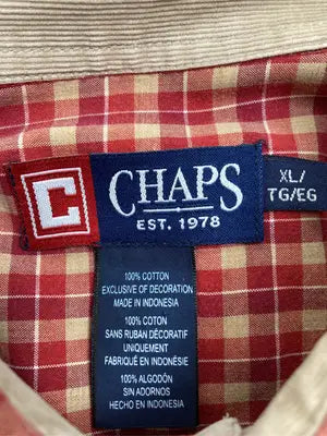 CHAPS/チャップス/シャツ/ブラウス/トップス/レッド/XL