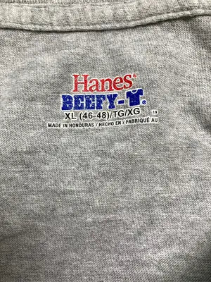 Hanes/ヘインズ/Tシャツ/カットソー/トップス/グレー/XL