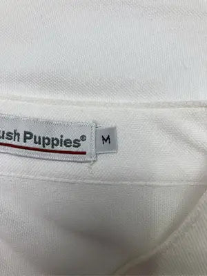 Hush Puppies/ハッシュパピー/Tシャツ/カットソー/トップス/ホワイト/M