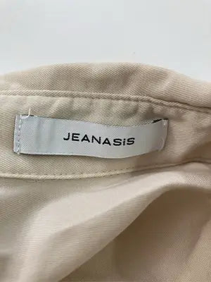 JEANASIS/ジーナシス/シャツ/ブラウス/トップス/ベージュ/F