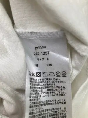 prince/プリンス/Tシャツ/カットソー/トップス/ホワイト/M