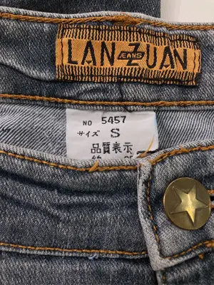LAN ZUAN/デニムパンツ/パンツ/グレー/S