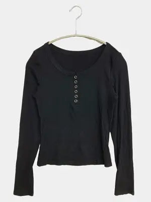Tシャツ/カットソー/トップス/ブラック/M