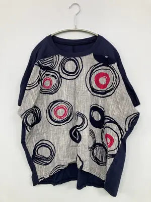 Calabaza/Tシャツ/カットソー/トップス/ネイビー