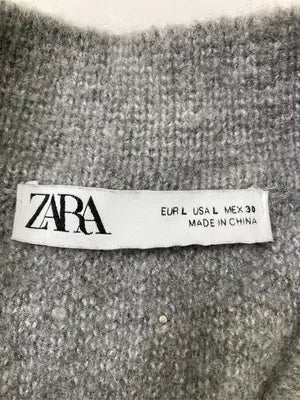 ZARA/ザラ/カーディガン/ボレロ/トップス/グレー/USA L