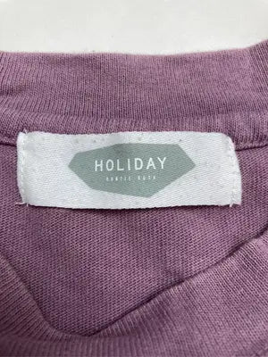 HOLIDAY/ホリデイ/Tシャツ/カットソー/トップス/パープル/FREE