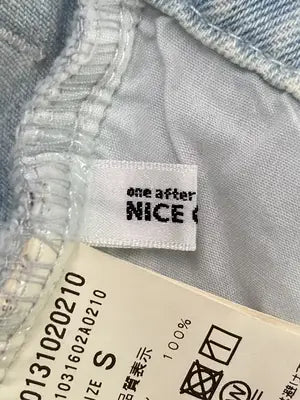 one after another NICE CLAUP/ワンアフターアナザーナイスクラップ/デニムパンツ/パンツ/スカイブルー/S