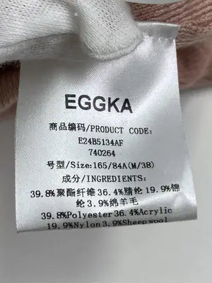 EGGKA/ニット/セーター/トップス/ブラウン/165/84A
