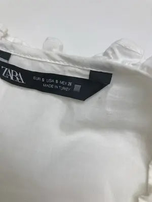 ZARA/ザラ/シャツ/ブラウス/トップス/ホワイト/S