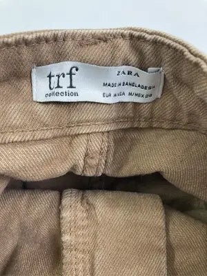 ZARA/ザラ/デニムスカート/スカート/ブラウン/EUR M/USA M/ MEX 28